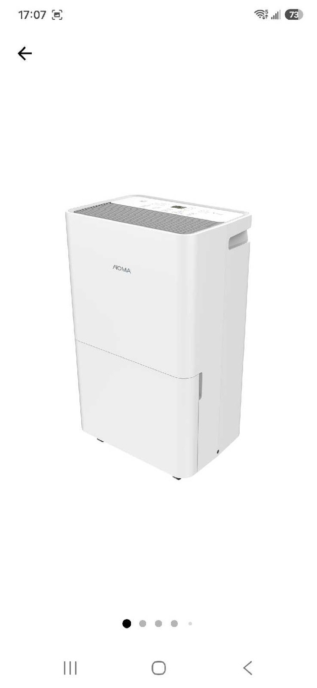 Dehumidifier: NOMA HE 50 pt, White, Energystar