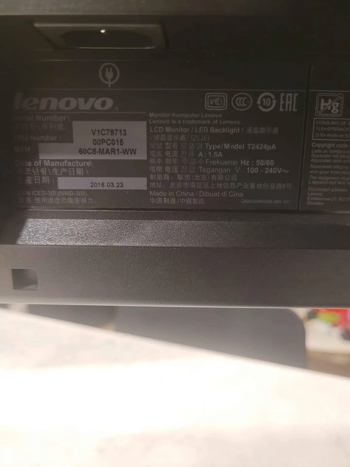 Lenovo 24" monitor - photo 2