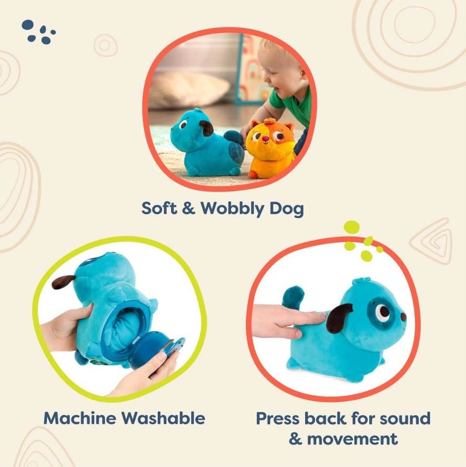 B. toys Wobble ’n’ Go Interactive Plush Dog 🐶 - photo 4