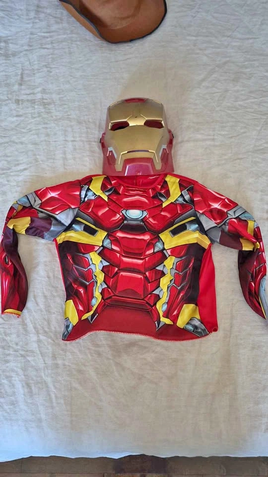 Iron man mask and top