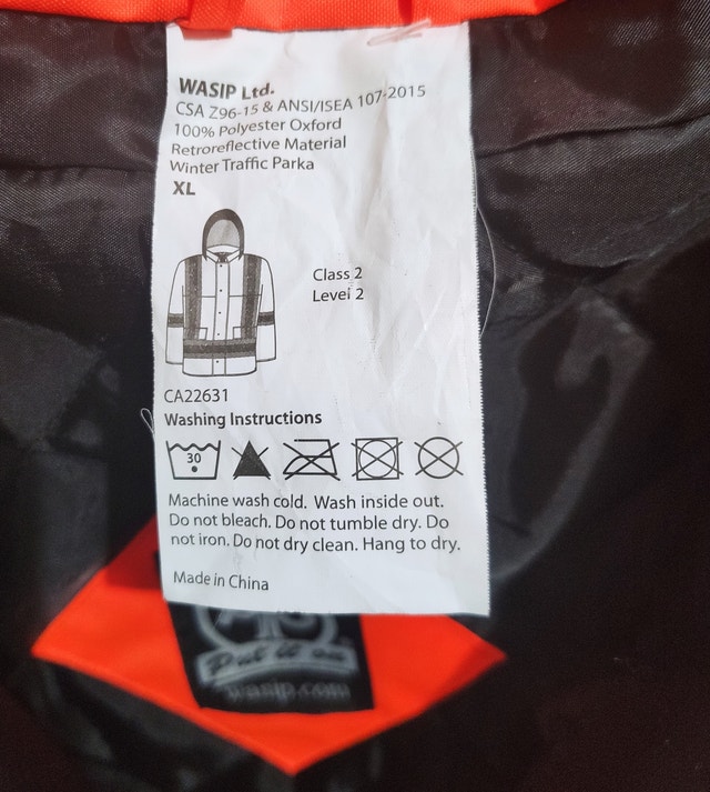 NEW Hi-Vis Safty Winter Parka XL Mens - photo 4