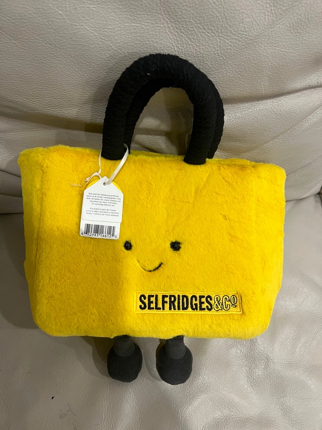 Jellycat Amuseables Selfridges Bag — Brand New with Tags
