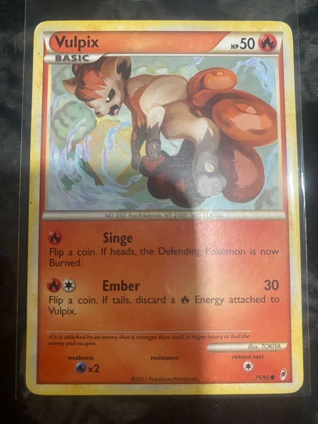 Vulpix Pignite Victini Pokémon Cards