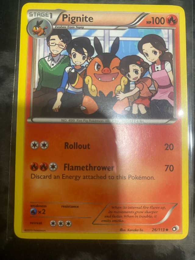 Vulpix Pignite Victini Pokémon Cards - photo 5