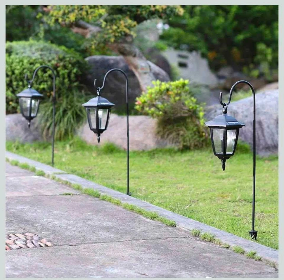Maggift 34 Inch Hanging Solar Shepherd Hook Lights, 2 Pack - photo 4