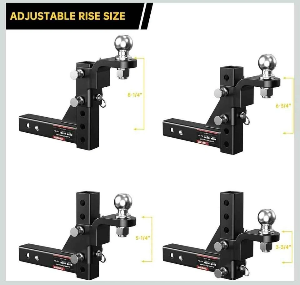 Triloex Adjustable Trailer Hitch Ball Mount - photo 5