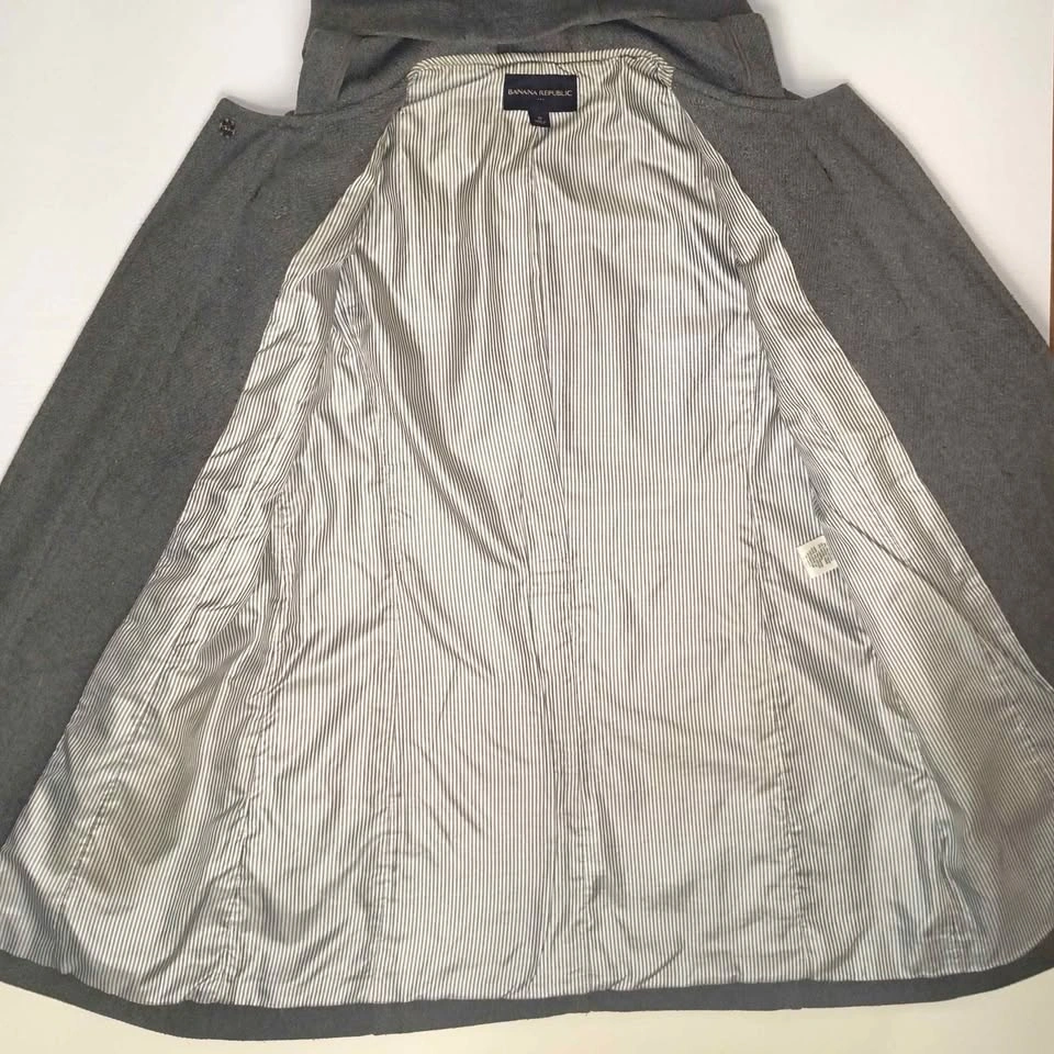 Banana Republic Grey Hooded Duffle Coat - photo 4