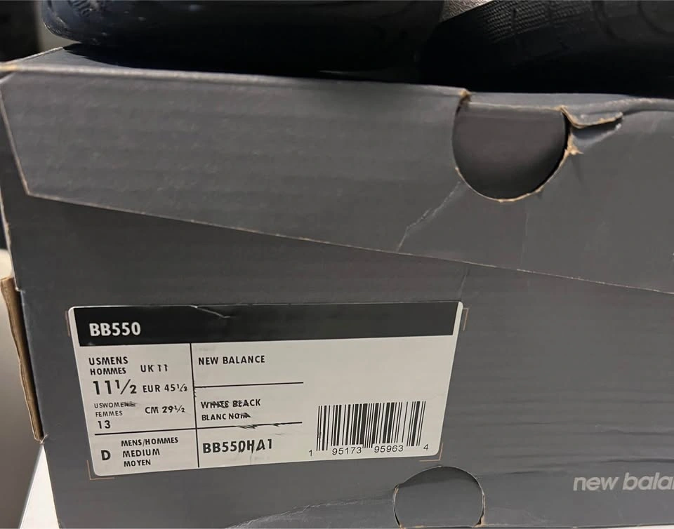 New Balance 550 size 11.5 - photo 2