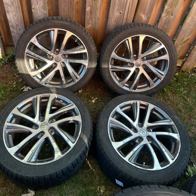 OEM 19” Infiniti QX50 Rims On Toyo Winter Tires thumbnail