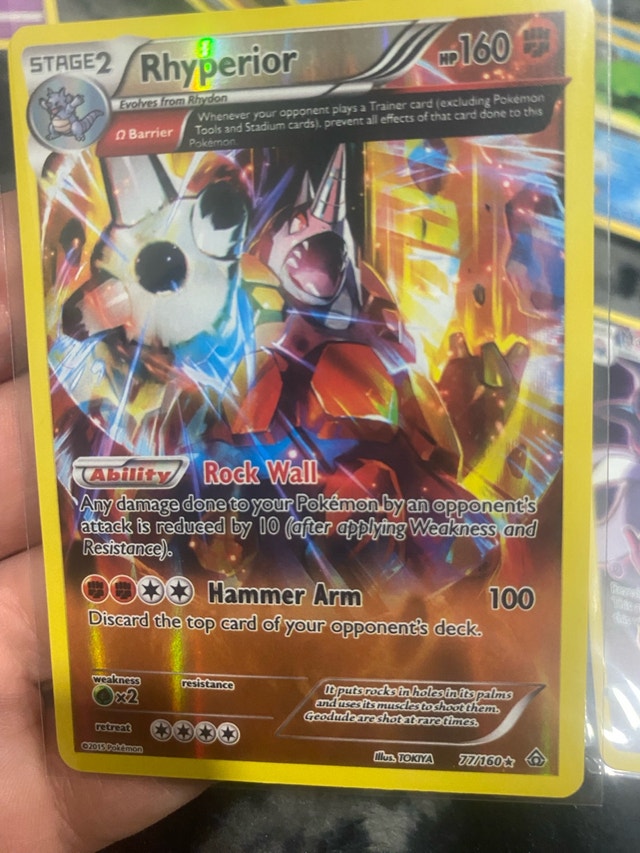 Rhyperior Shroodle Milotic Garganacl Malmar Pokémon Cards