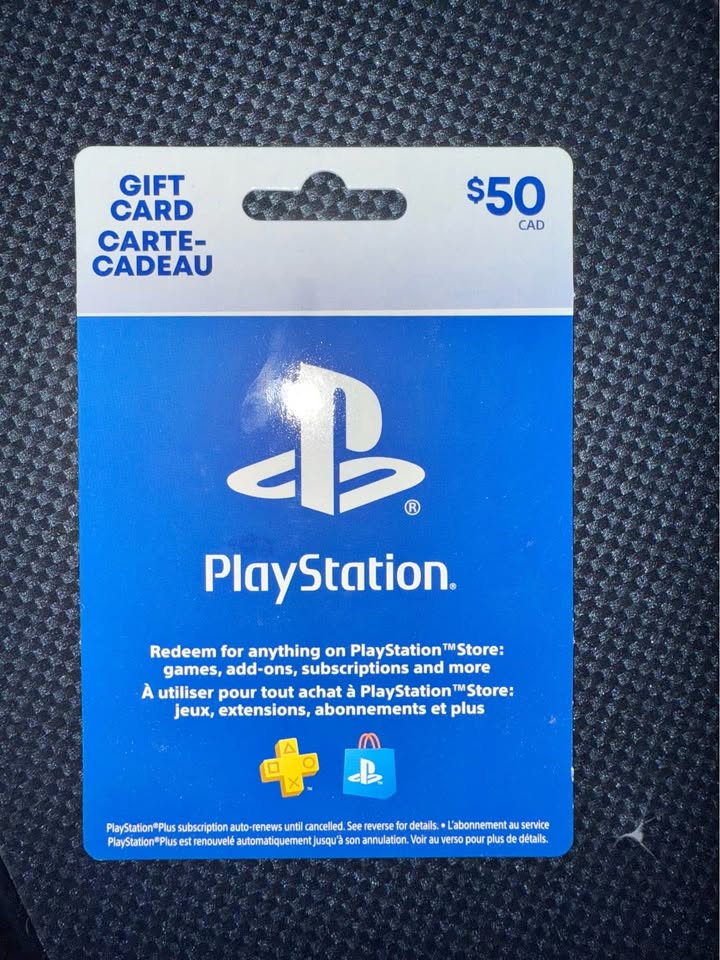 PlayStation $50 gift card