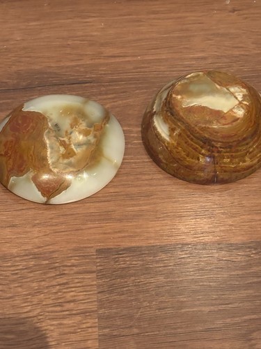 Polished Banded Agate Onyx Lidded Trinket Box - photo 5