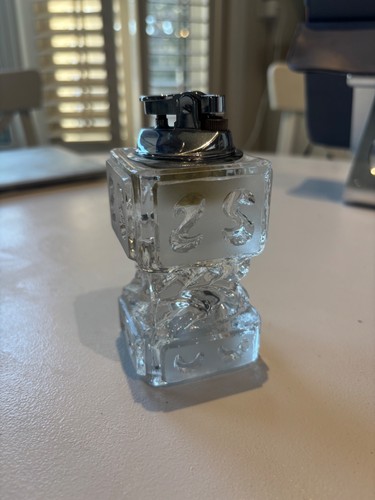 Vintage 1970s Antonio Imperatore Murano Glass Ice Cube Lighter