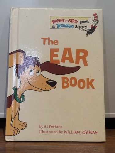 Vintage 1968 The Ear Book Dr. Seuss Beginner Hardcover Book