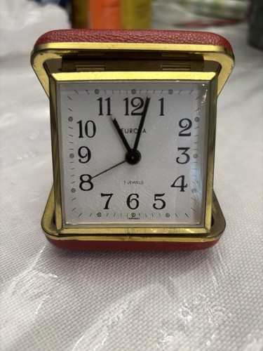 Vintage Travel Alarm Clock, Europe, 1950s