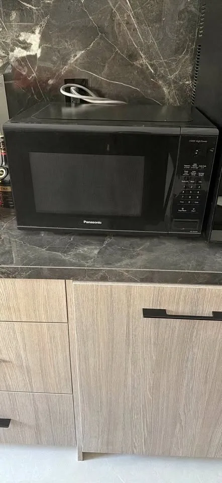 Panasonic Black Countertop Microwave – $80