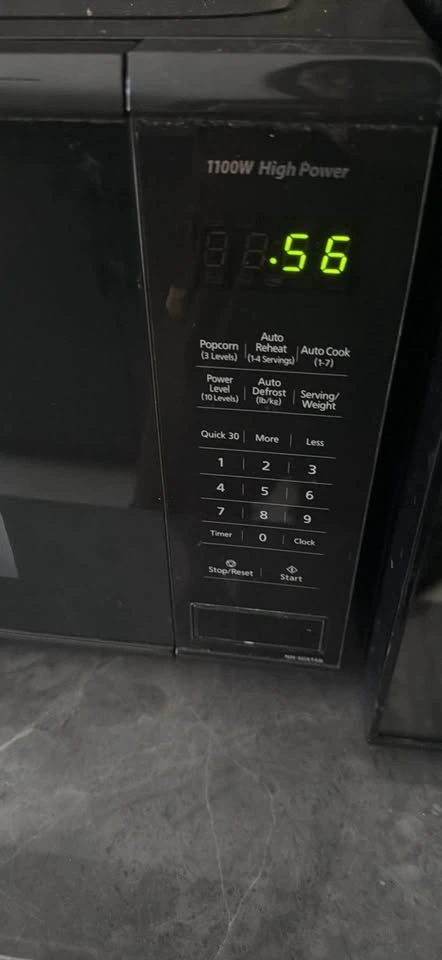Panasonic Black Countertop Microwave – $80 - photo 2