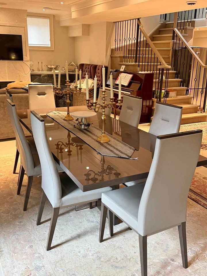 Mobilia Dining Set + Matching Sideboard – Extendable (Seats 8)