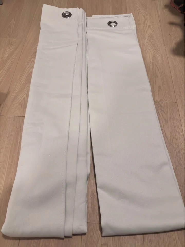 NICETOWN Blackout Thermal Insulated Curtains - Greyish White - photo 4