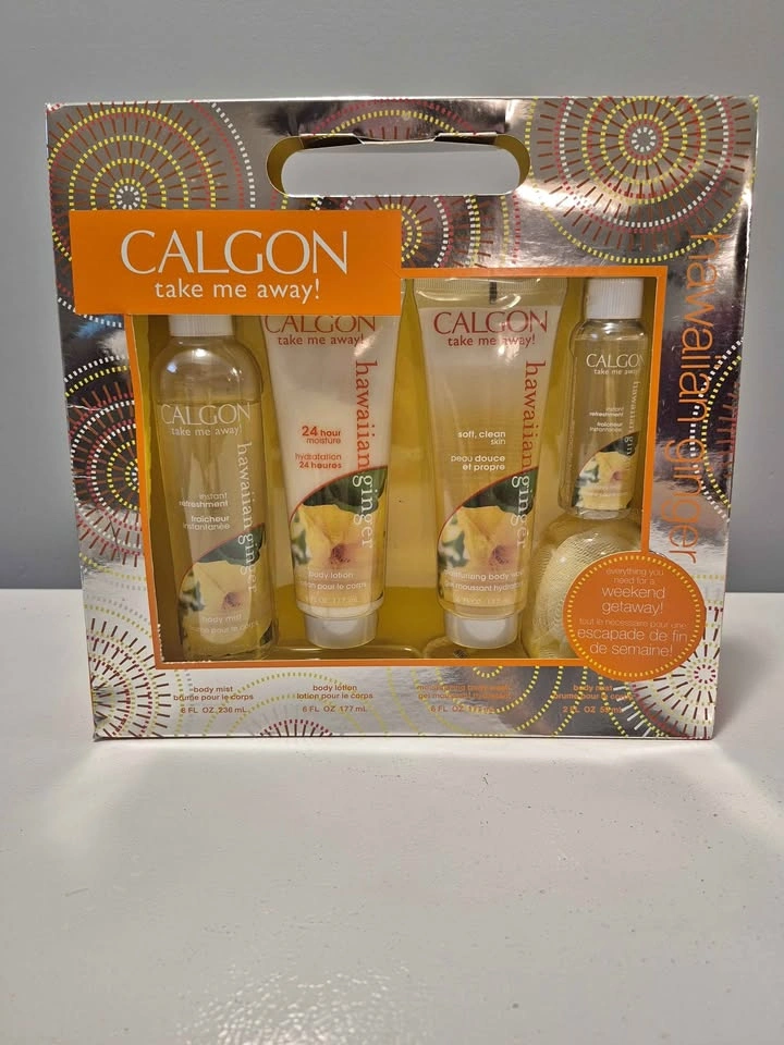 Calgon Hawaiian Ginger Bath and Body Gift Set