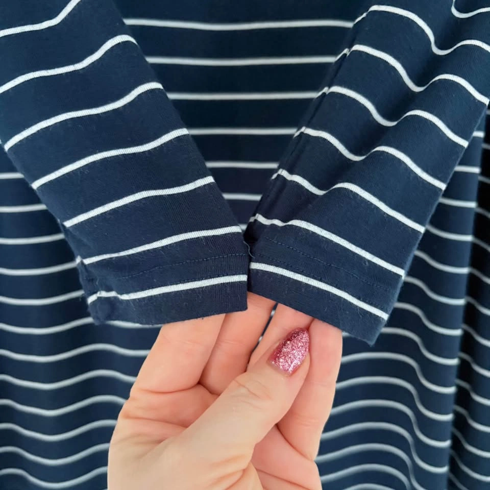 Abercrombie & Fitch Striped Long Sleeve Pocket T-Shirt Dress Siz - photo 5
