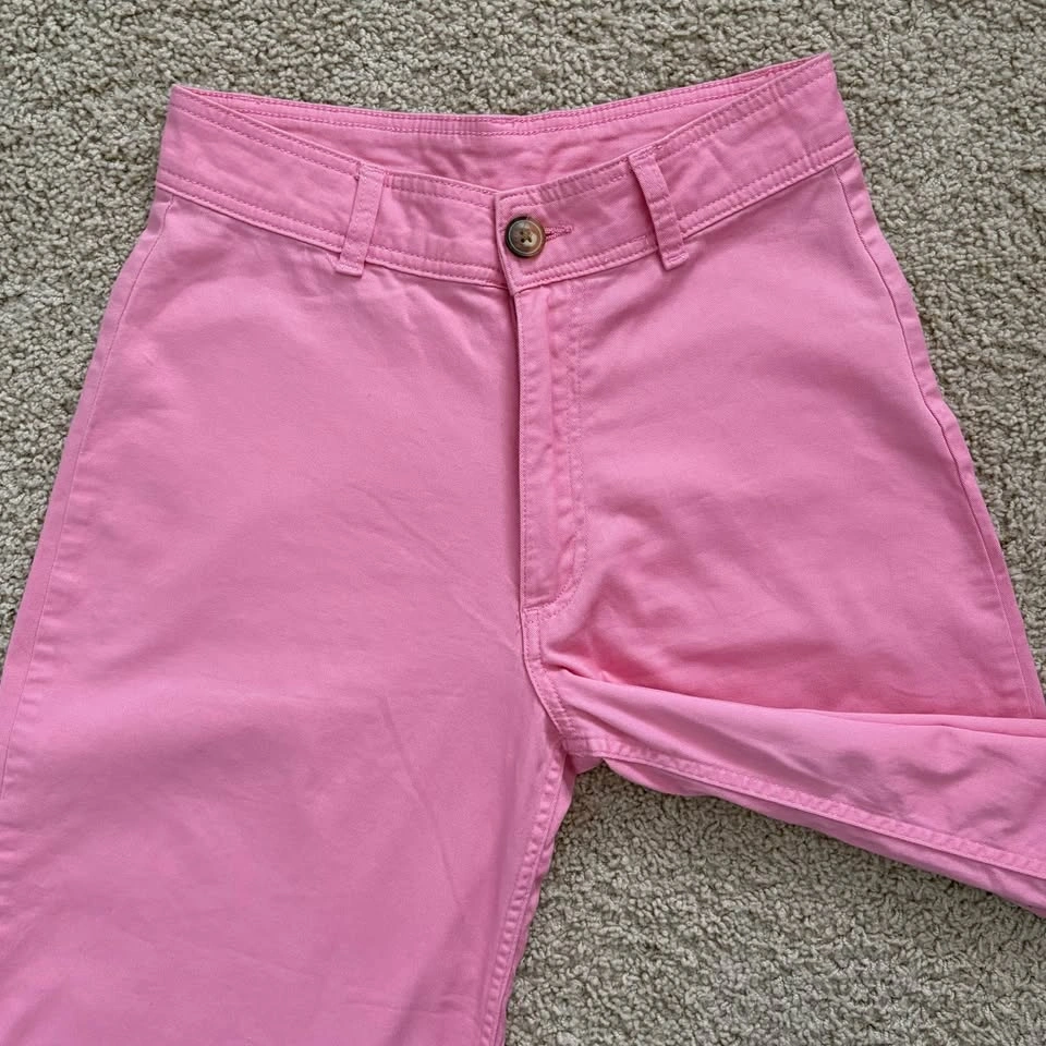 Billabong Free Fall Pink Wide Leg Raw Hem Pants Size 26 - photo 4