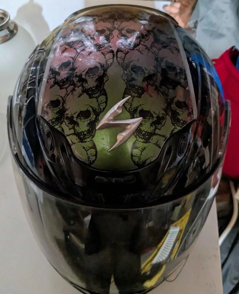 Scorpion EXO-400 Skullbucket Motorcycle Helmet small/medium - photo 2