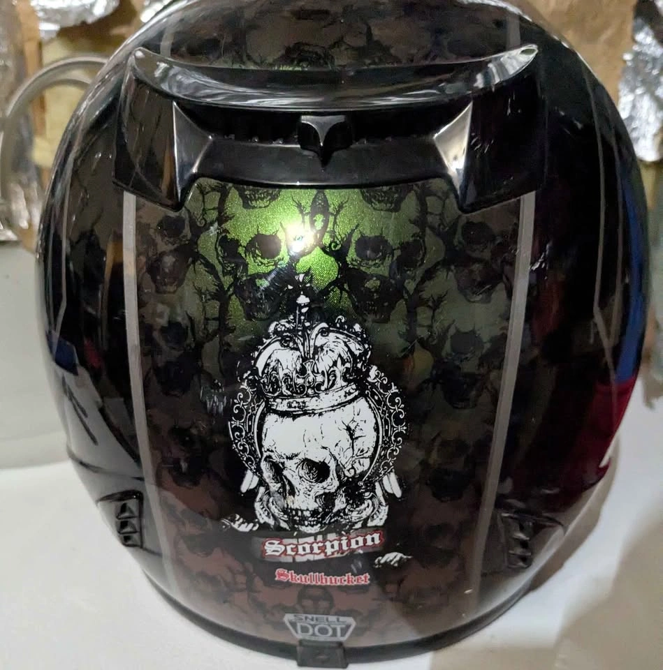 Scorpion EXO-400 Skullbucket Motorcycle Helmet small/medium - photo 3