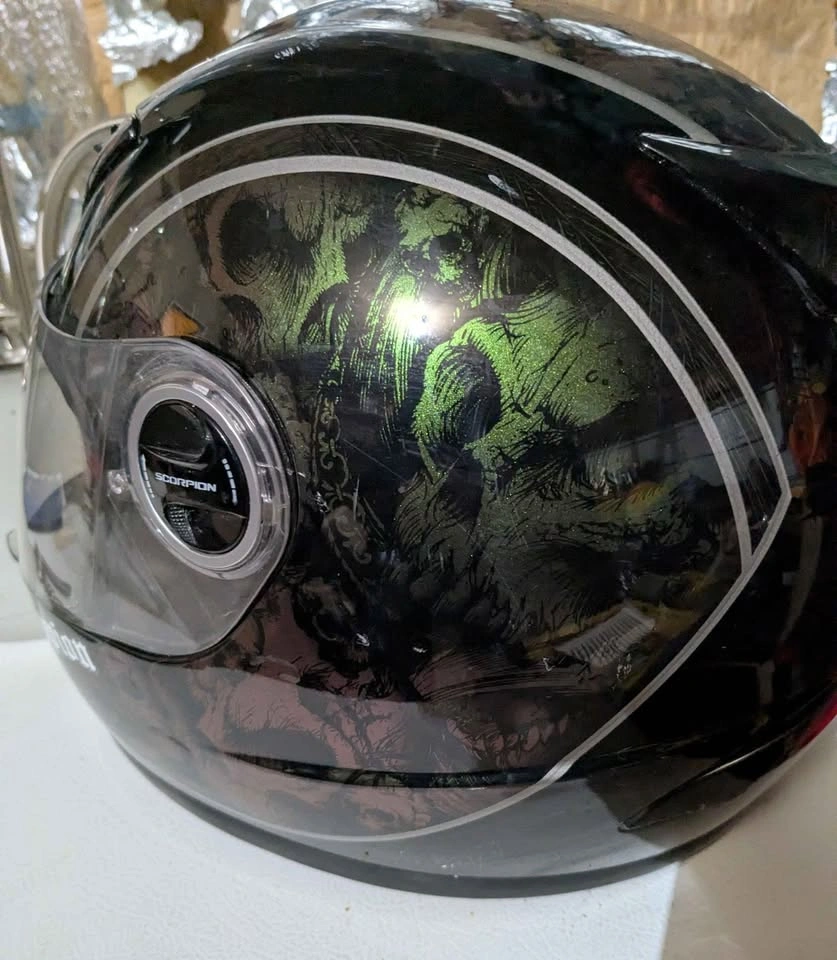Scorpion EXO-400 Skullbucket Motorcycle Helmet small/medium - photo 4