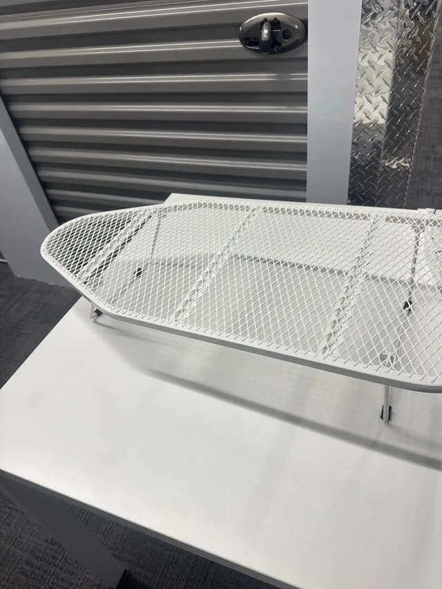 IKEA Tabletop Ironing Board + Cover – White Mesh – ~73×32 cm thumbnail