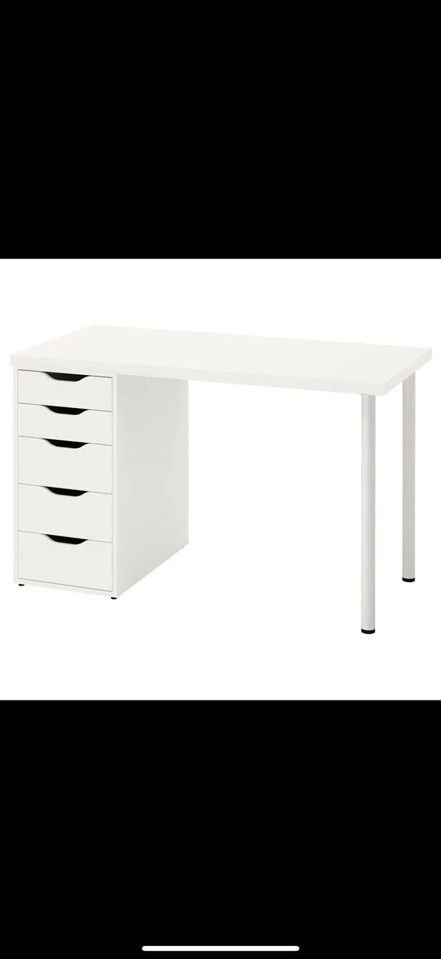 IKEA Desk: ALEX Drawers, LAGKAPTEN Top, ADILS Legs thumbnail