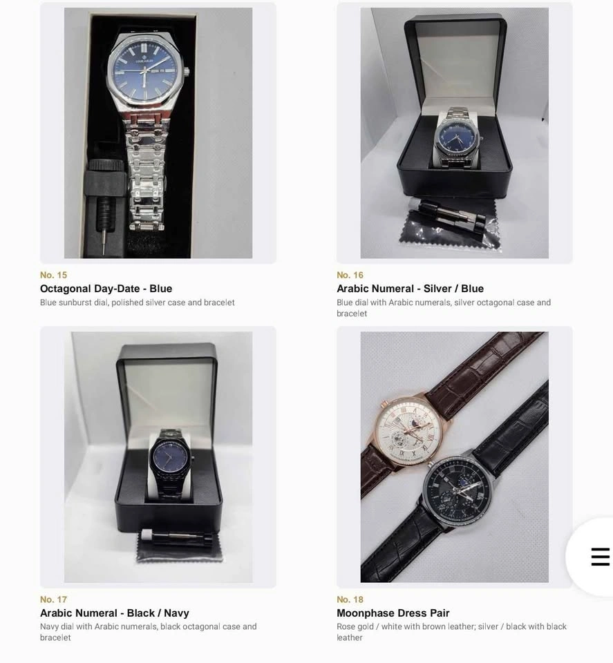 Arabic Dial in Blue, Black and Silver - photo 2