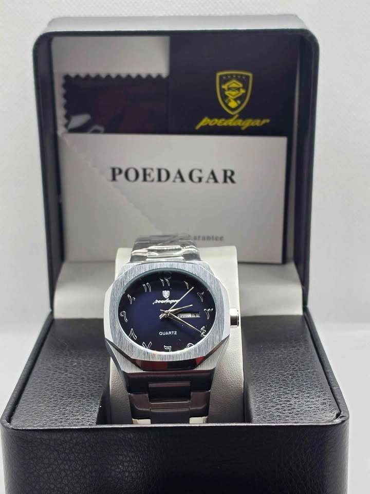 Blue & Black/Silver & Blue Stainless Steel Watch - photo 2