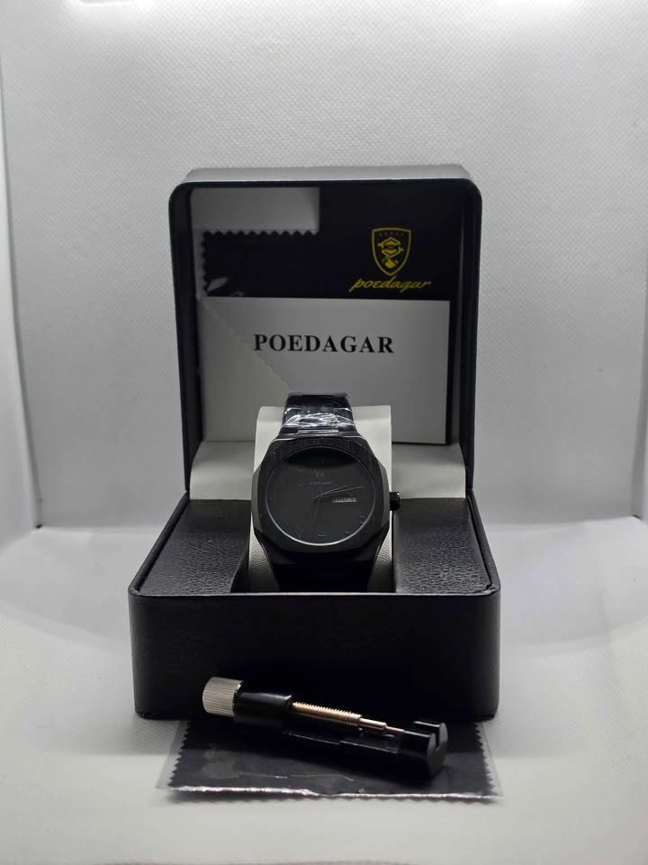 Blue & Black/Silver & Blue Stainless Steel Watch - photo 3