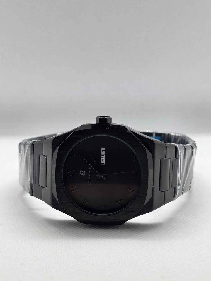 Stealth Watch With Arabic Dial and Day-Date Display - photo 2