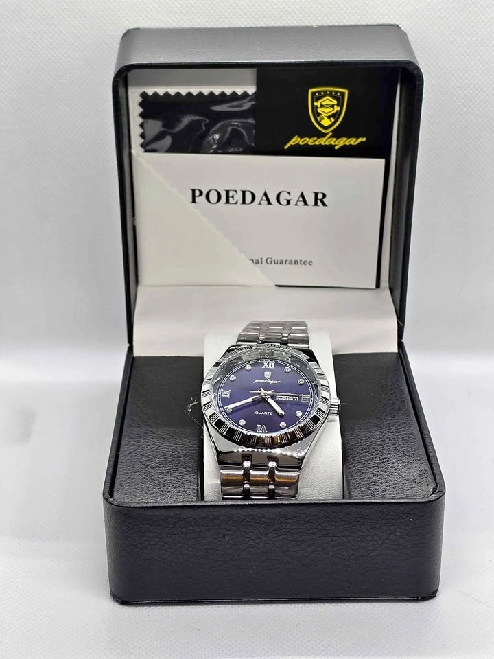 Sale!!! Men's Homage Watch – Blue Dial, Stainless Steel Band