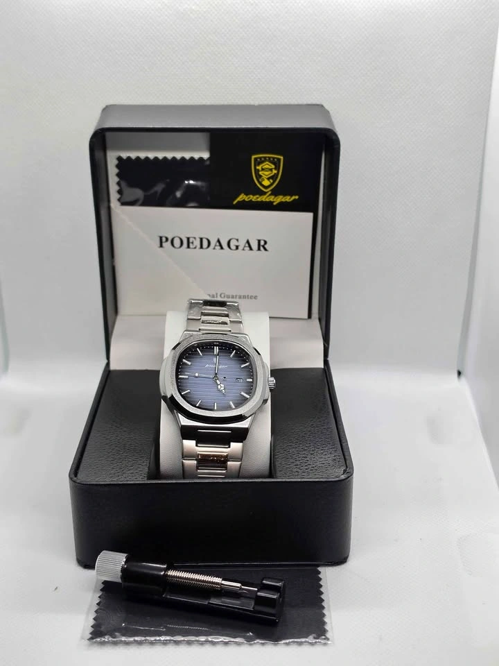 Sale!!! Homage Watch – Blue Face, Silver Band - photo 5