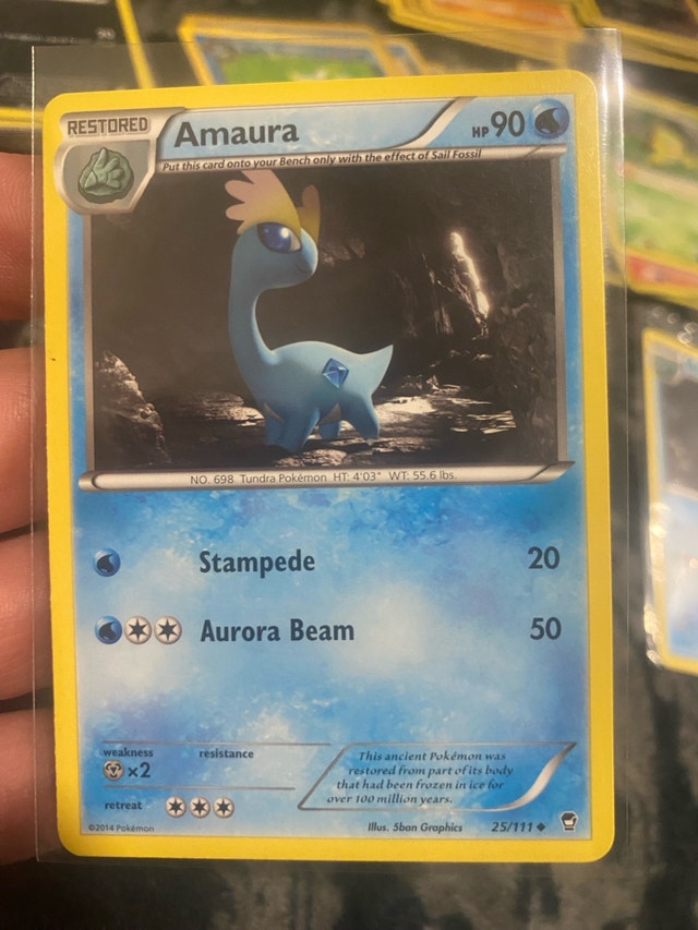 Amaura Palkia Pokémon Cards - photo 3
