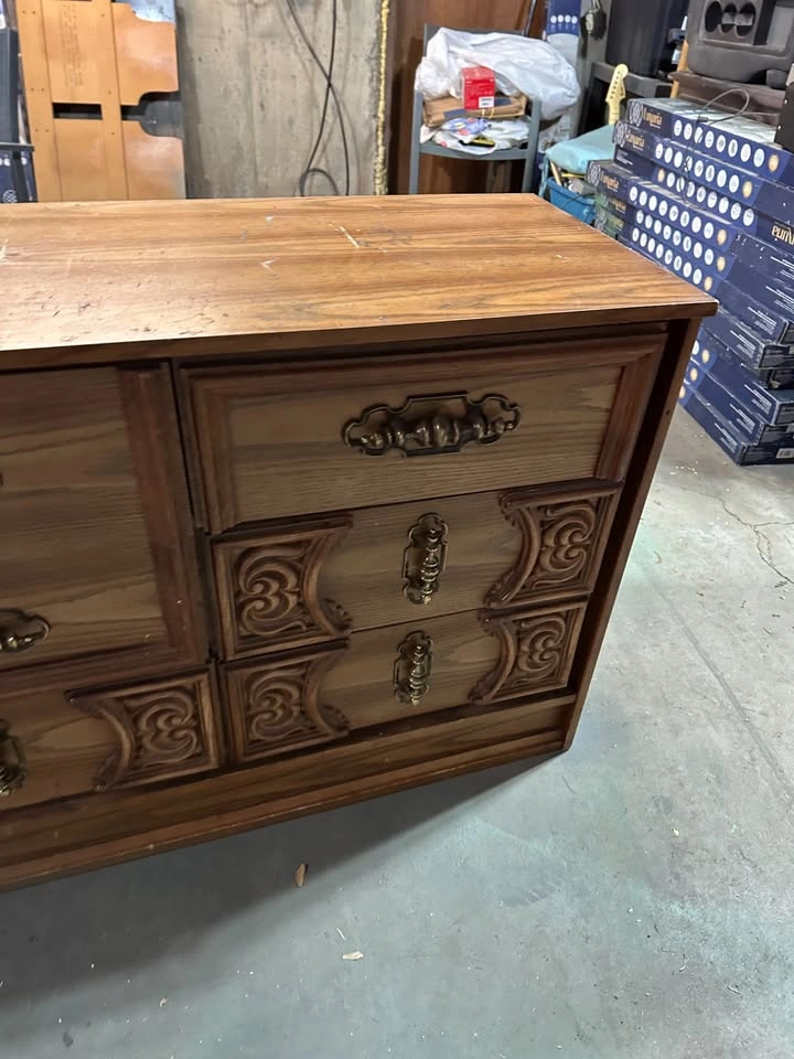 Vintage Singer Triple Dresser - $60 - photo 3