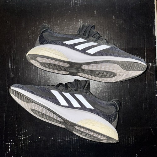 Adidas Womens Supernova Running Shoes Size 7 Black White - photo 4