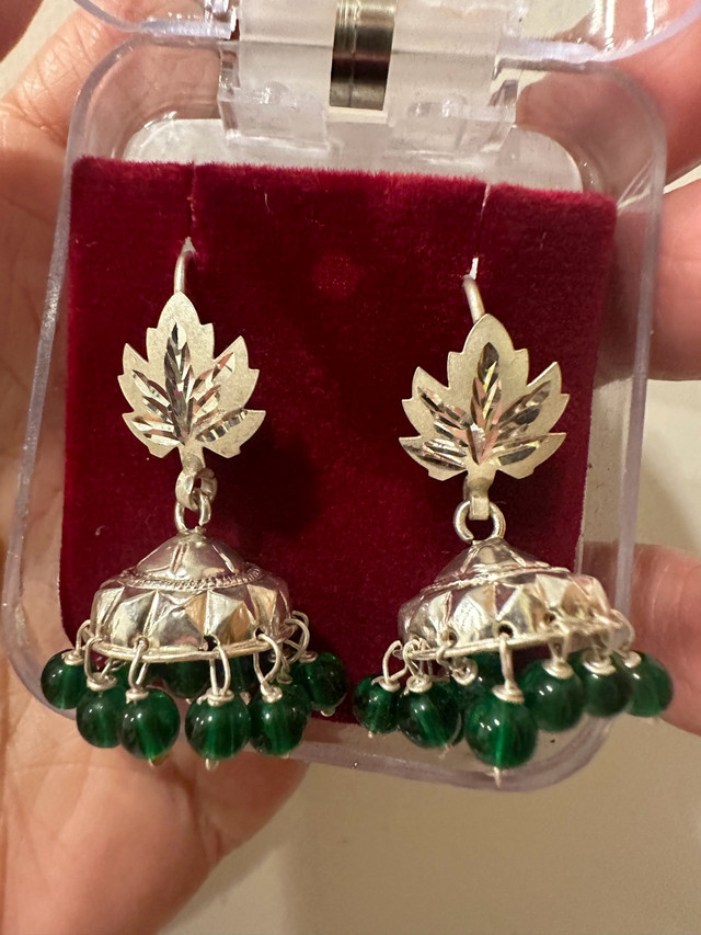 Pure silver Dogri chumkies, speciality of Kashmir, India - photo 2