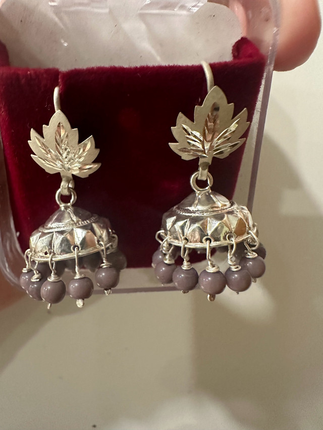 Pure silver Dogri chumkies, speciality of Kashmir, India - photo 3