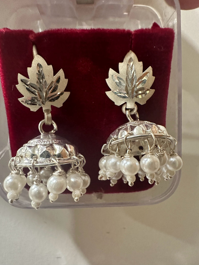 Pure silver Dogri chumkies, speciality of Kashmir, India - photo 4