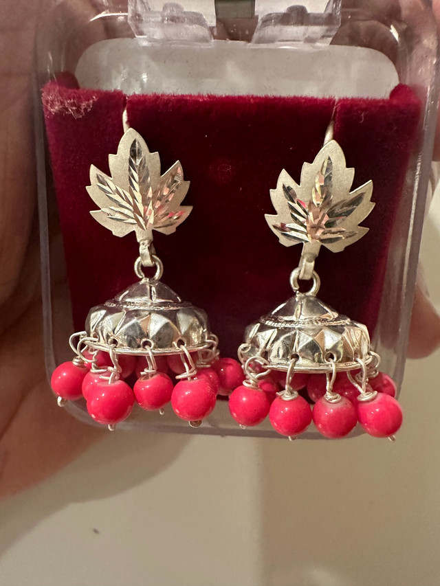 Pure silver Dogri chumkies, speciality of Kashmir, India - photo 5