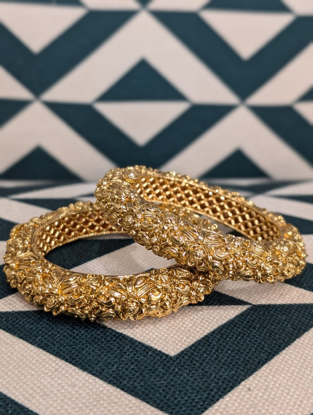 ✨ Indian Style Imitation Gold Bangles ✨ - photo 2