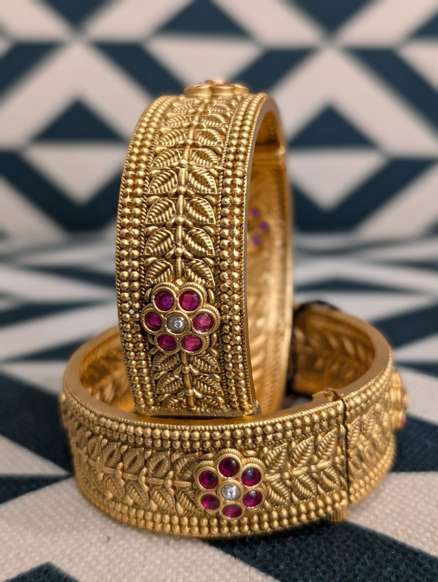 ✨ Indian Style Imitation Gold Bangles ✨ - photo 5