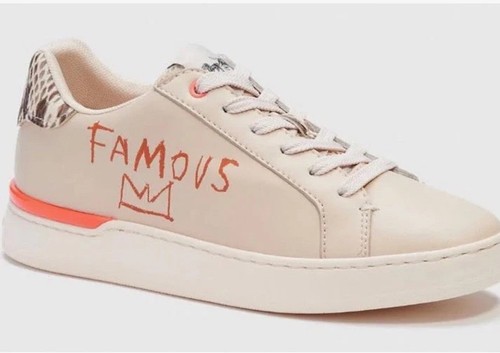 Coach X Jean Michel Basquiat Clip Low Top Sneaker Size 6.5