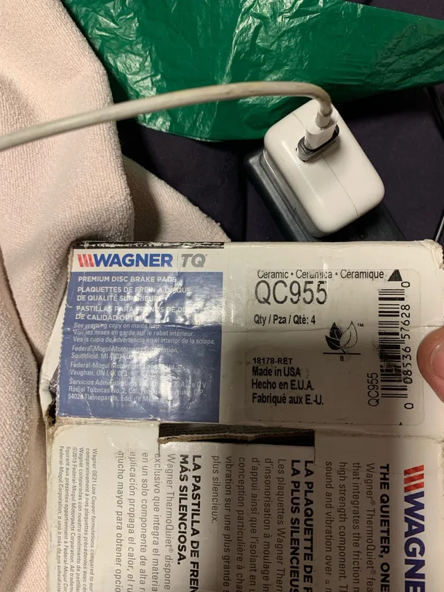 Wagner TQ QC955 Brake Pads image indicator(4)