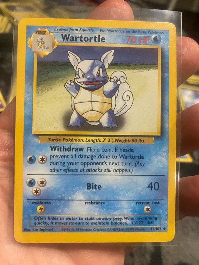 Squirtle Wartortle Dark Wartortle Pokémon Cards - photo 3