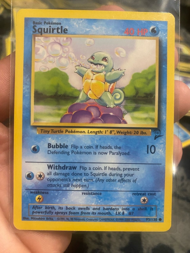 Squirtle Wartortle Dark Wartortle Pokémon Cards - photo 5